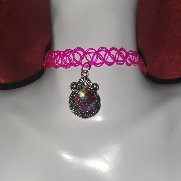 Charm choker necklace - Picture 2 of 4